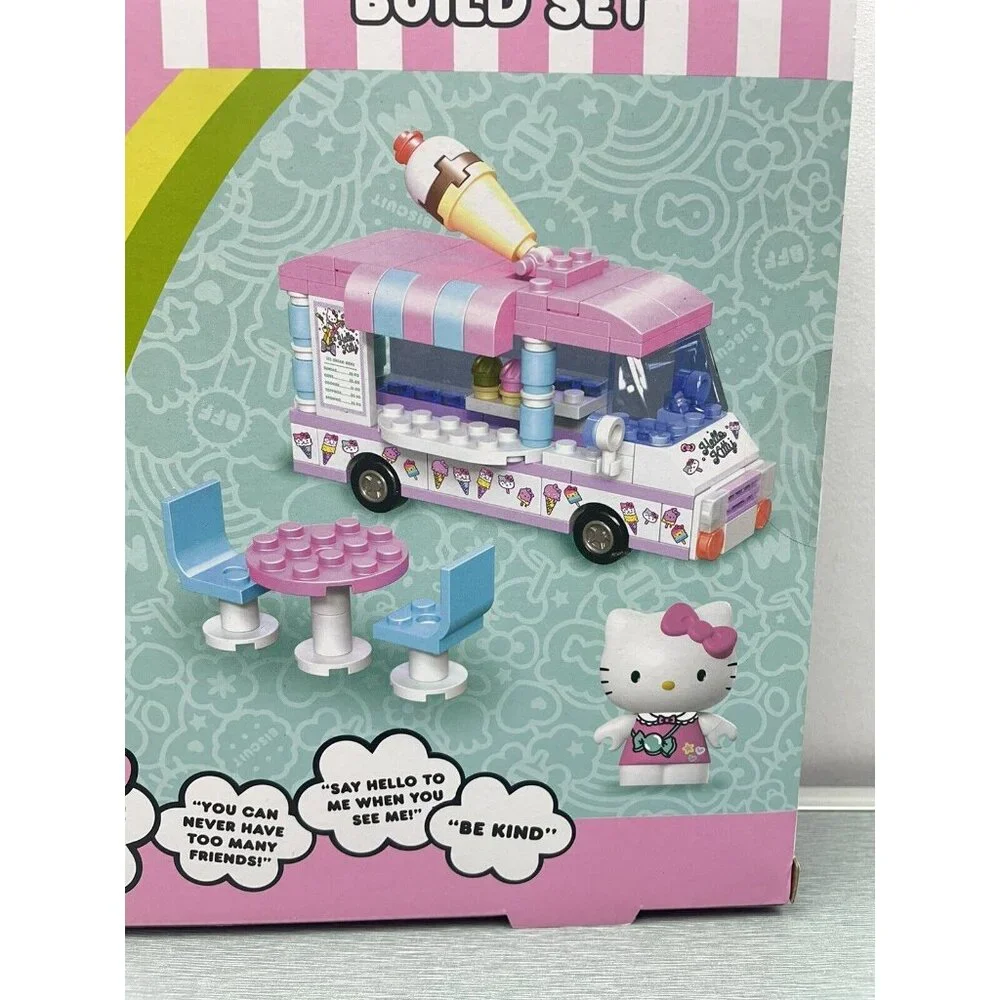 Sanrio Hello Kitty Ice Cream Truck Build Set 125-Pcs - Picture 2 of 4